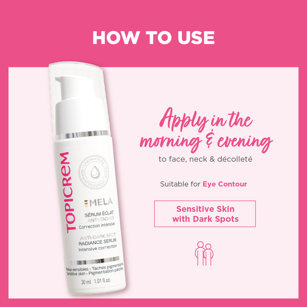 Topicrem MELA Anti-Dark Spot Radiance Serum 30ml