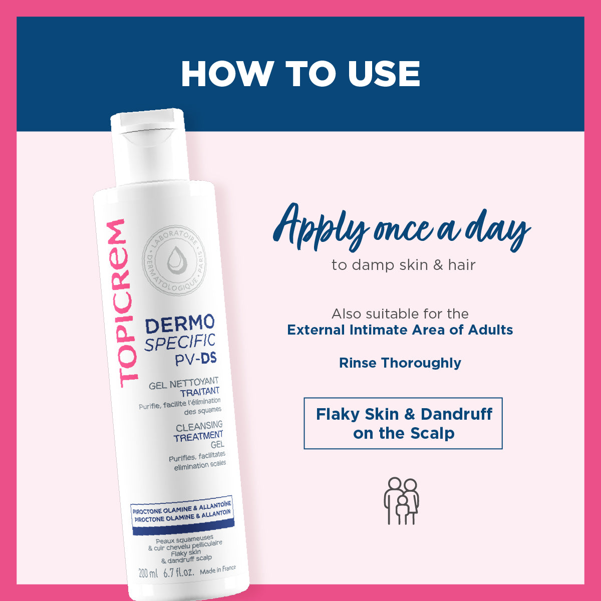 Topicrem DERMO SPECIFIC PV/DS Cleansing Gel 200ml