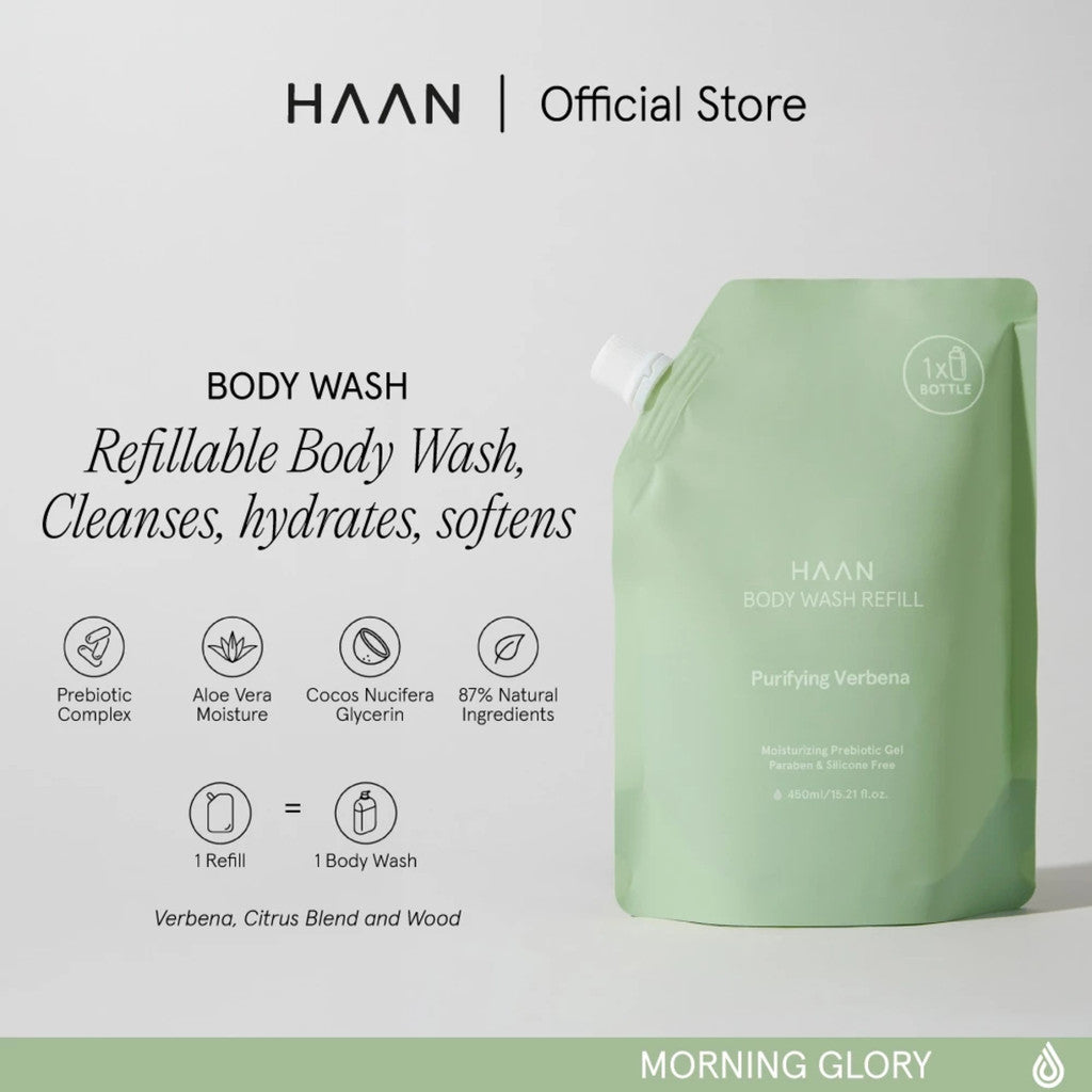 Haan Refill Body Wash Purifying Verbena (450ml)