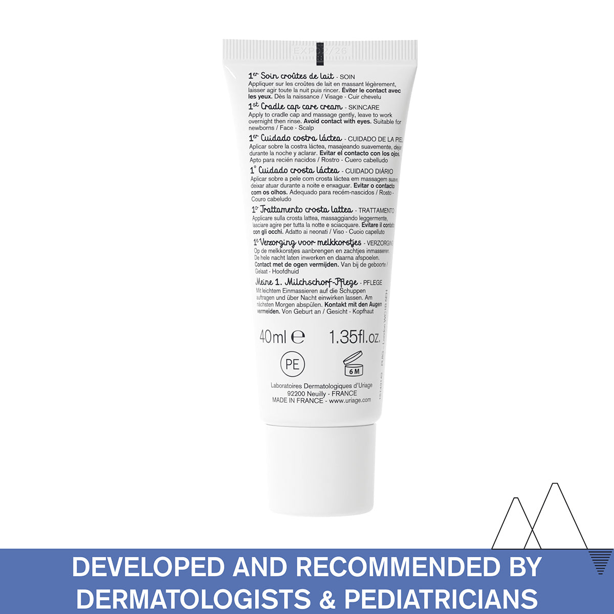 (Medical) Uriage Baby's 1st Cradle Cap Care Cream 40ml