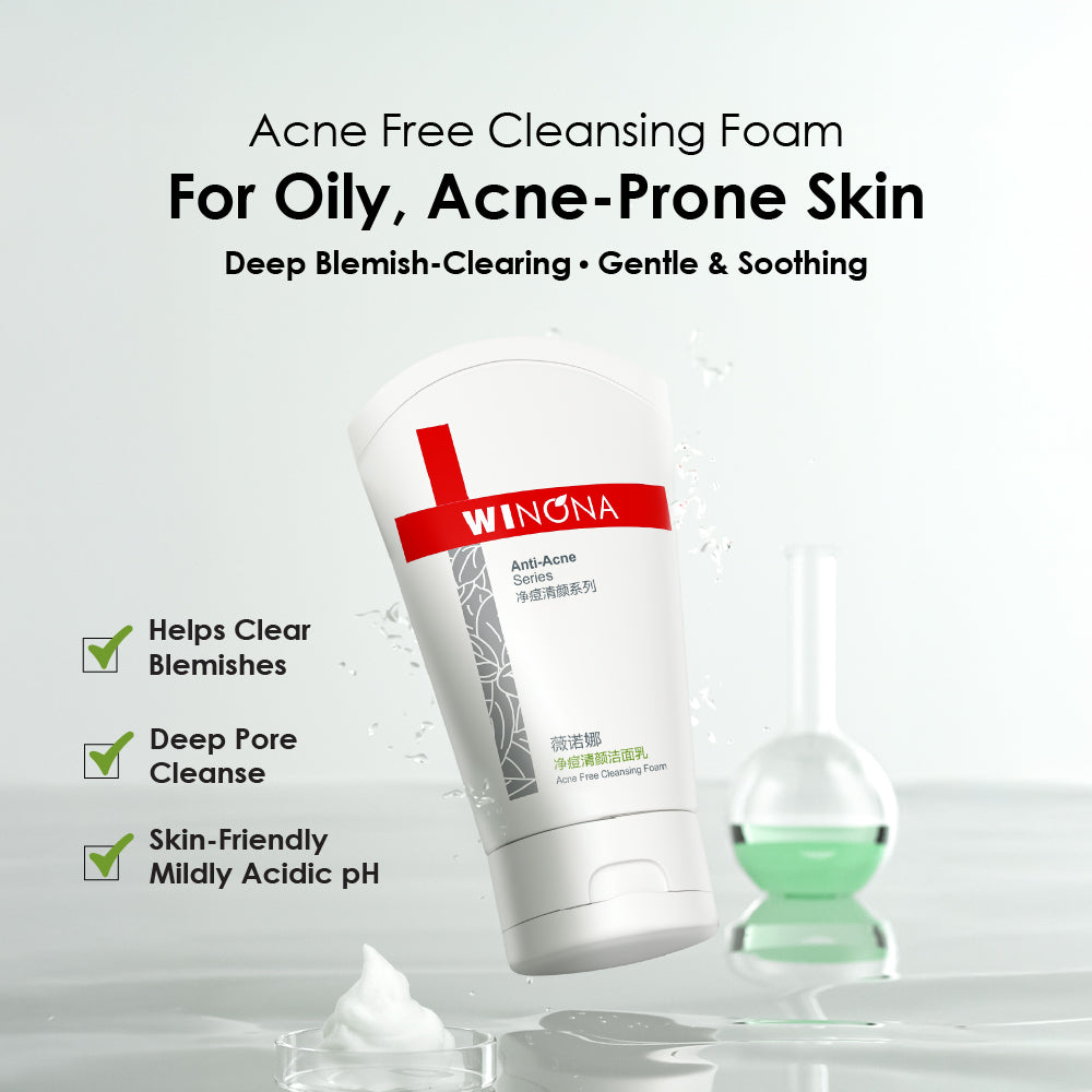 Winona Acne Free Cleansing Foam 80g