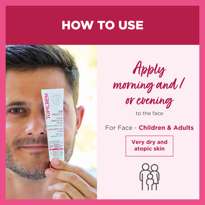 Topicrem DA PROTECT Emollient Face Cream 40ml