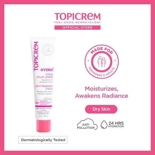 Topicrem Hydra+ Light Radiance Cream 40ml