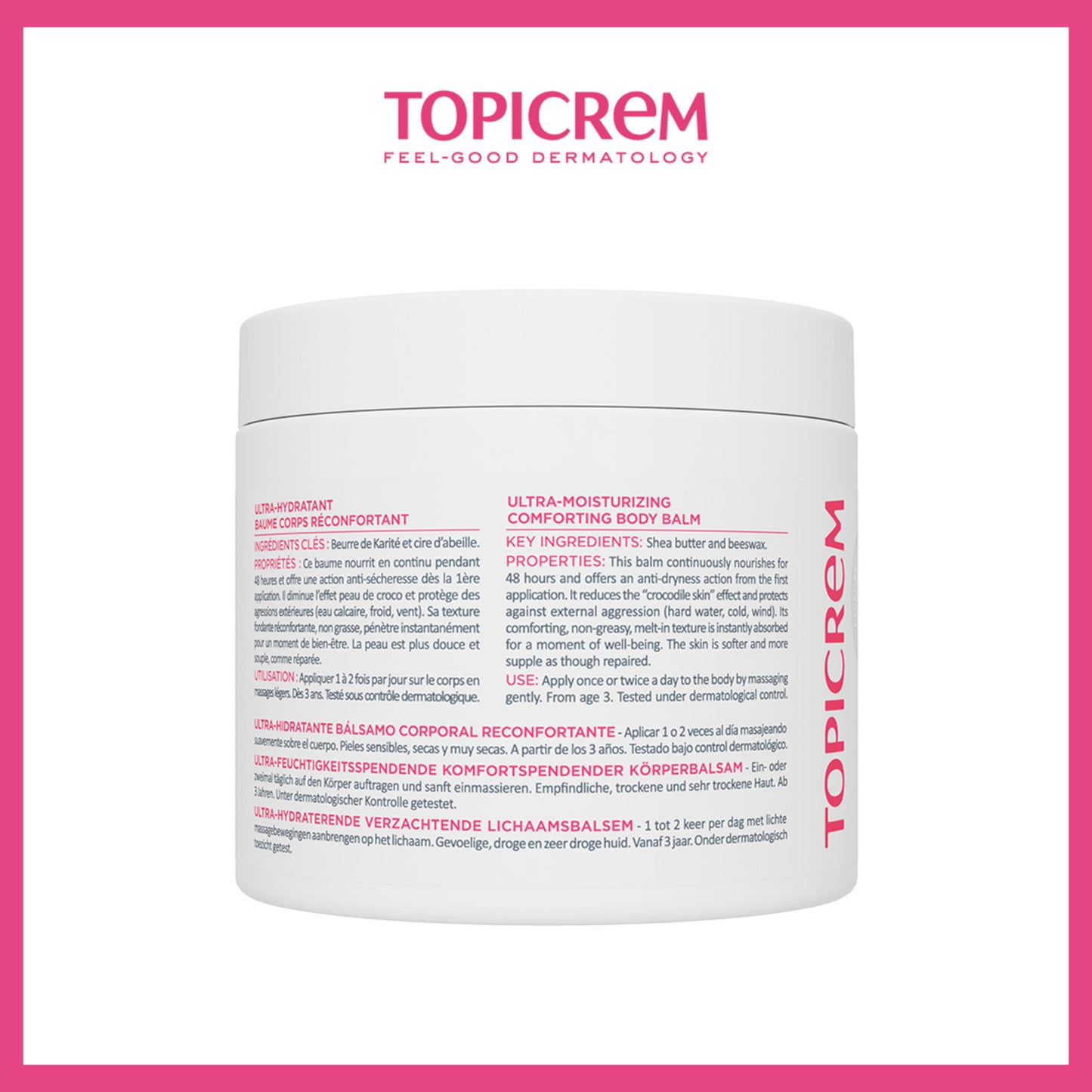 Topicrem Ultra-Moisturizing Comforting Body Balm 380ml