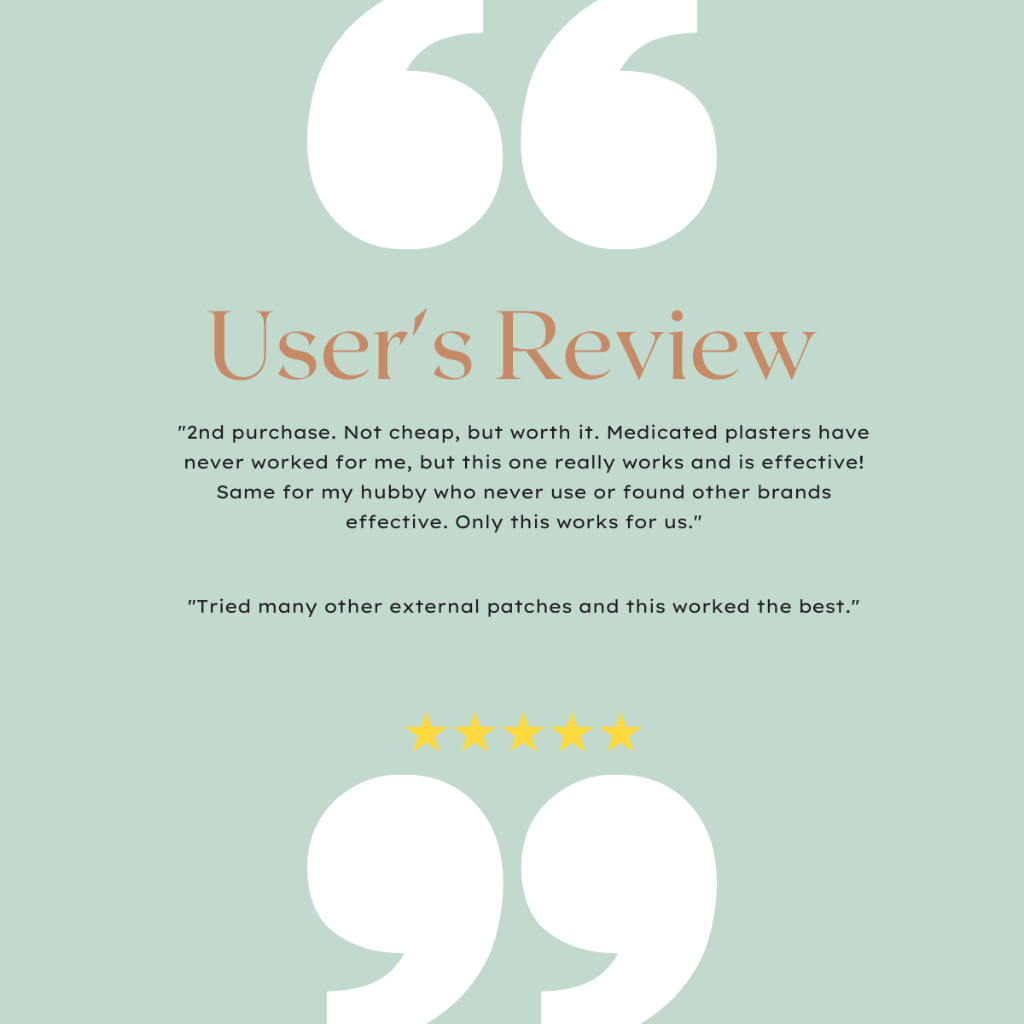 够力 KOLI SENSITIVE SKIN Pain Relief Plaster (ACHING MUSCLES) - 20 / 40 / 80 Pieces