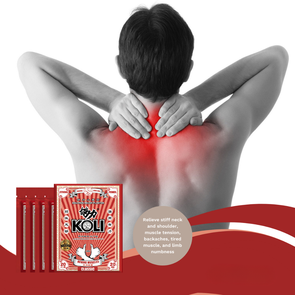 够力 KOLI CLASSIC Pain Relief Plaster (ACHING MUSCLES) - 20 / 40 / 80 Pieces