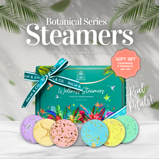 Palm & Co Wellness Shower Steamers - Pack of 6 x 40g