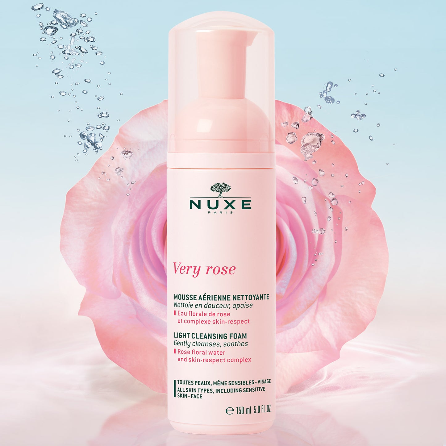 NUXE Very Rose Cleansing Delicious Cleansing Foam (150ml)