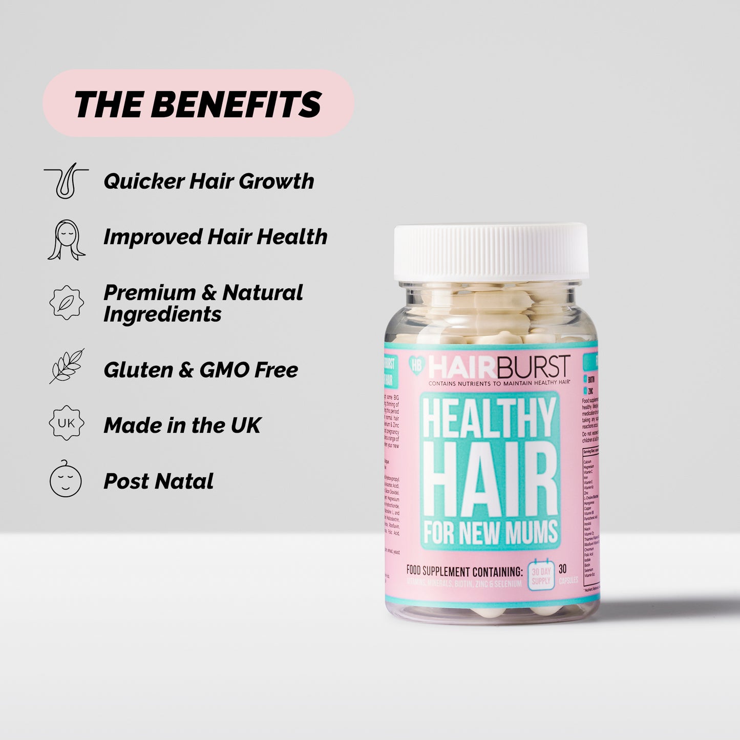 Hairburst NewMums Hair Vitamins (30 capsules)