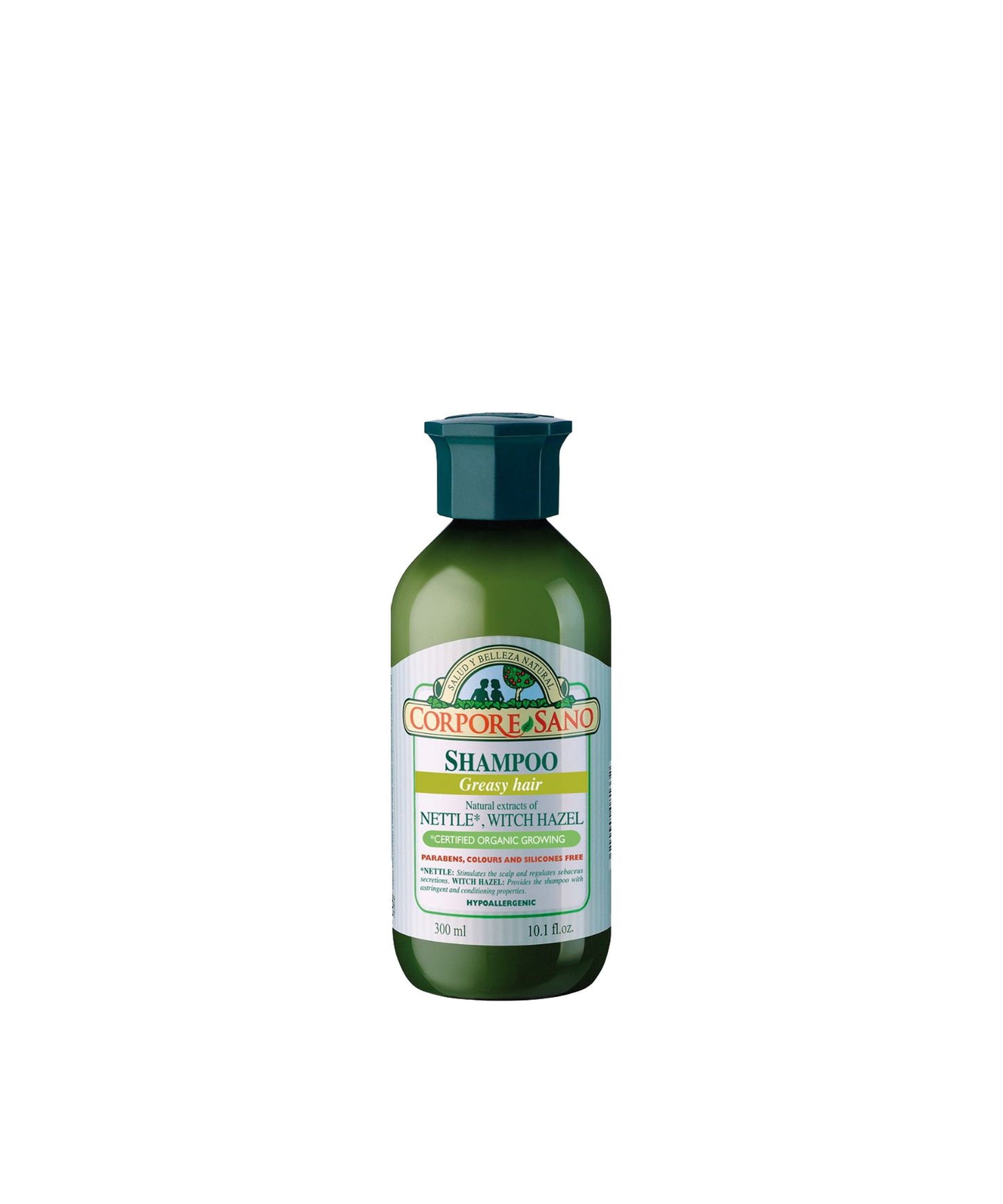 Corpore Sano Greasy Hair Shampoo 300ml - Greasy Hair (Nettle And Witch Hazel)